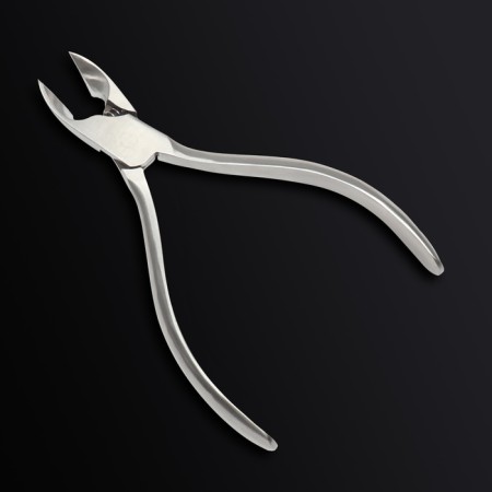 Pedicure nippers "Premium", hidden spring, 12.2 cm, blade length - 15 mm, silver color-3