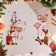 Stickers on the windows "New Year" Penguin, Santa Claus, 65x45 cm