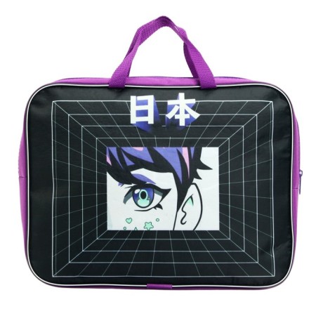 Folder with handles textile A4, 350 x 270 x 70 mm, calligrata "eyes"-1