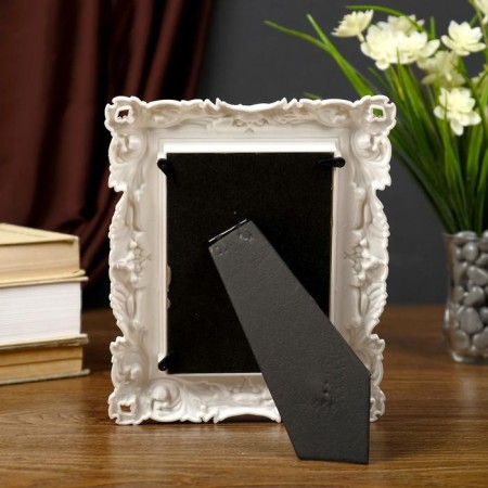 Photo frame plastic 10x15 cm "Leaves, patterns" white 22.7x17.5 cm-4