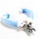 Clogging Set "Harmony": a rounded claw (hole 8 mm) and a fever for claws, blue 566571