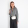 Cross-Bodi Bag on a zipper, beige color
