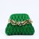 Clamp bag on the farmar, green color