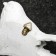 Suspension decor - hanger "twig with two birds" white