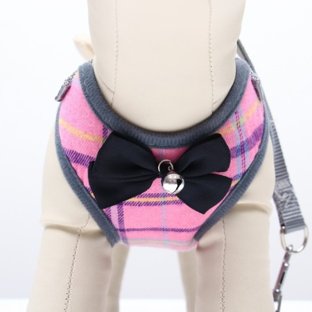 A set of ammunition with a soft harness, s, leash 120 x 1 cm, Osh 20-40 cm, og 30-44 cm, pink 78689-4