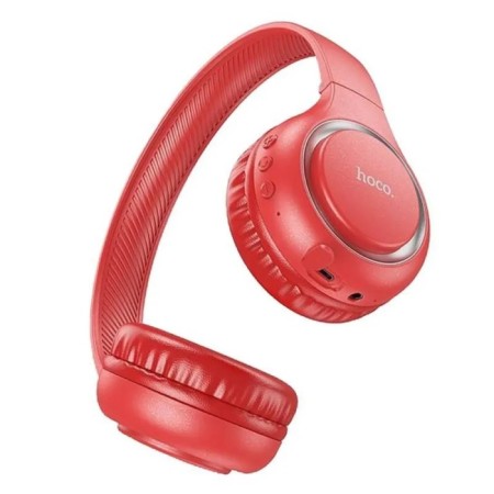 Hoco W41 headphones, wireless, invoices, Bluetooth 5.0, 200 mAh, red-2
