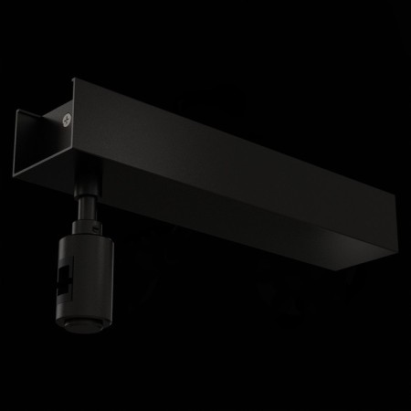 Ceiling base for power supply with power supply ST LUCE. ST026.409.00. Farm, 26.5x5.5x12.4 cm, black color-1