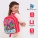 Baby backpack on lightning, pink color