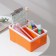 Homemade little things stand, 4 sections, 18 × 14.5 × 9.5 cm, color mix