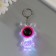 Light light on the ring "Bunny-cosmonaut" pink, flashes lr41x3 pcs 2x4x7 cm