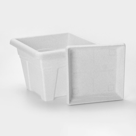 Pot with the Podon "Quadro", 12.2 l, the color is marble-3
