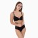 Women's bra, black color, size 75V