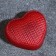 Figure soap "Knitted heart" red 70g