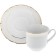Tea Service 6/9 Constance, decor "Golden thread, gold layer", 15 items