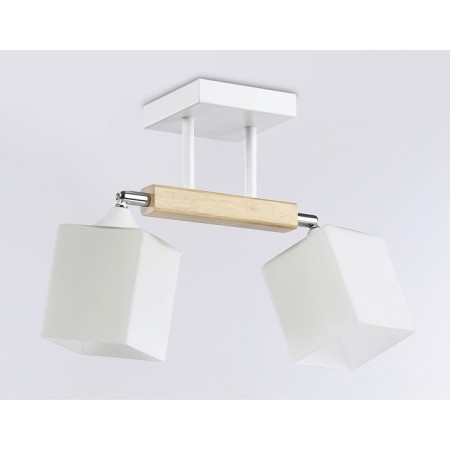 Suspended Ambrella Light, Traditional, TR9511, 2HE27, white color, chrome-3