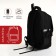 Youth backpack from lightning textiles, 5 pockets, black color