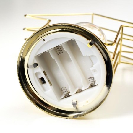 Night Loft 16459/1 LED from batteries 3haa gold 10x10x20 cm Risalux-4