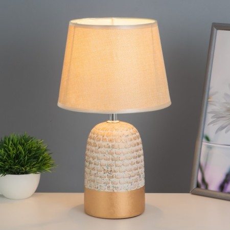 Daphne table lamp E14 40W Beige-golden 20x 20x33 cm Risalux-1