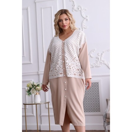 Female dress, size 60, pink color-13
