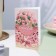Postcard "Happy Anniversary!" Glitter, Congrev, Pink Roses, Gift, 19 x 29 cm