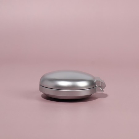 Massage comb “mother -of -pearl medallion”, folding, with a mirror, d = 6 cm, color mix-10