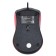 Mouse 225M black/red optical (1200DPI) USB for a laptop (3but)
