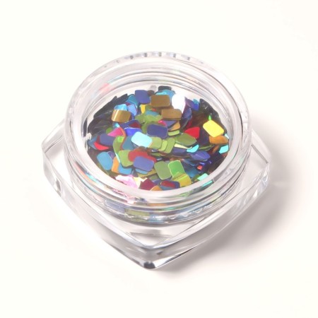Sequins for the decor of the nails "disco", multi -colored-5