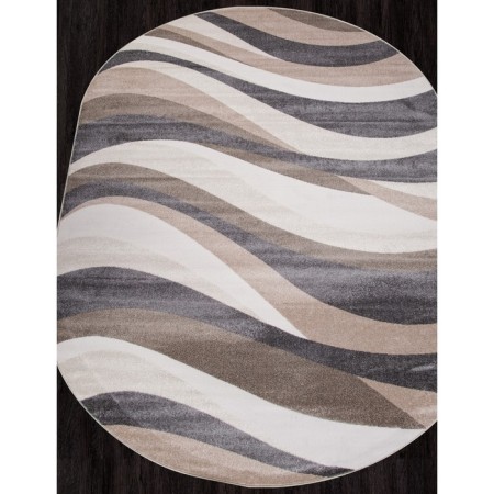 Oval Merinos Naturel carpet, size 150x230 cm, color Beige