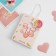 Set of children's “chosen” 5 objects: pendant, 4 rings, fantasy, shape mix, pink color