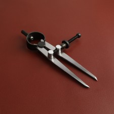Crunching for the skin, marking, 100 mm, 15 × 8 cm, silver/black color
