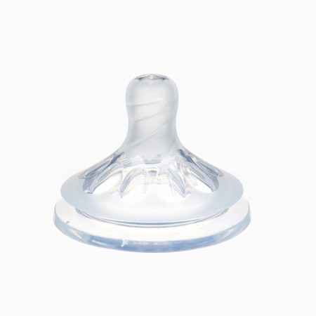 Nipple on a bottle, anti -broller, from 6 months, m & b Natural, wide throat, fast flow, Ø50 mm., 2 pcs-8