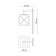 Landscape wall lamp NOVOTECH. Dantela, 10W, LED, 380x168x232 mm, dark gray color