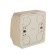 Schetode switch Sche Ba10-005d, 10 A, 1 key, external, with backlight, pine color
