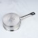 Stear, 1.2 l, d = 16 cm, h = 6 cm, metal cover, triple bottom, induction