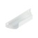 Balcony handle shell 85 mm metal. "C", white