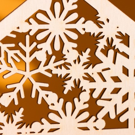 Kashpo wooden 18 × 6 × 20 cm envelope Radada "frost", natural give beautifully-3