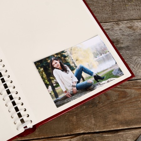 Photo album Fotografia magnetic, 30 sheets, 23x28 cm, "classic" red-4