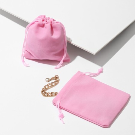 Velvet bag "Assorted", 9 × 10, Mix color-1