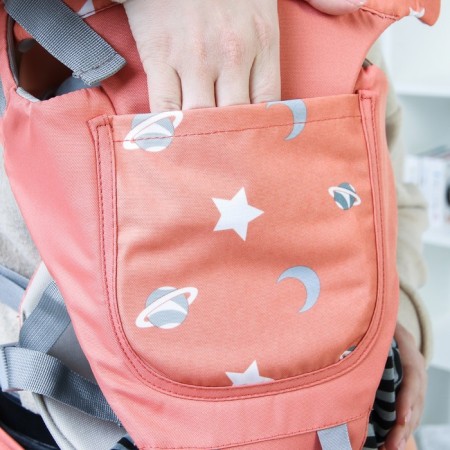 Backpack-kenguru/hipitis "stars", color orange color-4