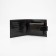 Women's wallet on the Textura button, black color