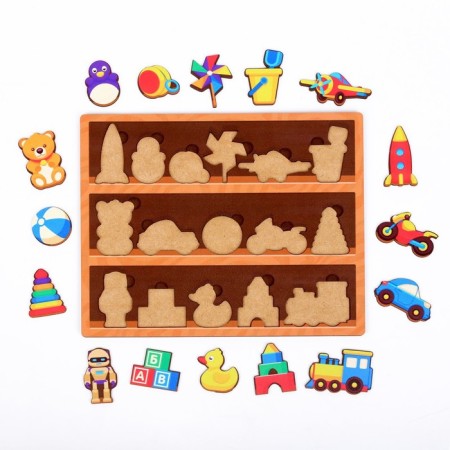 Сортер «Игрушки на полках»-2