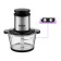 Grinder KT-3082, glass, 250 watts, 1.8 l, 2 speeds, black-silver