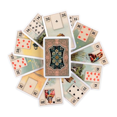 Tarot cards, book "Orakul Lenorman", 36 l, map 5.8 x 8.8 cm-2