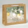 Craft package with a plastic window "Happiness", 31 x 26 x 11 cm, New Year