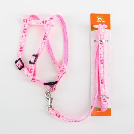Set "Color Transes", leash 120 x 1 cm, fire 23-35 cm, pink-6