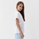 T -shirt Children's Minaku, white color, height 134 cm