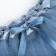 Three -layer crumb skirt, blue, 17 x 19 cm