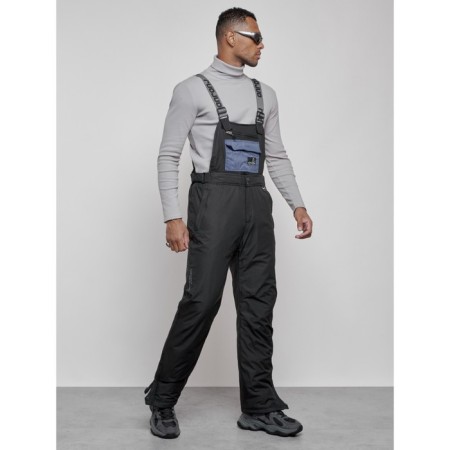 Semi -combinezone ski insulated male winter, size 52, black color-2