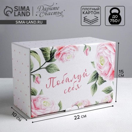 Box - Penal, Gift packaging, "Pick yourself up", 22 x 15 x 10 cm