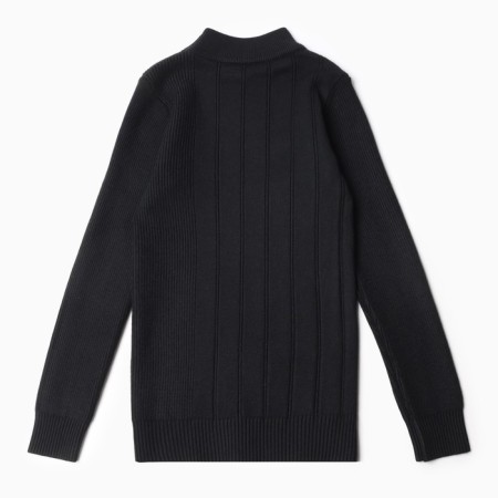 Sweater for boys, black color, height 152-158 cm-4